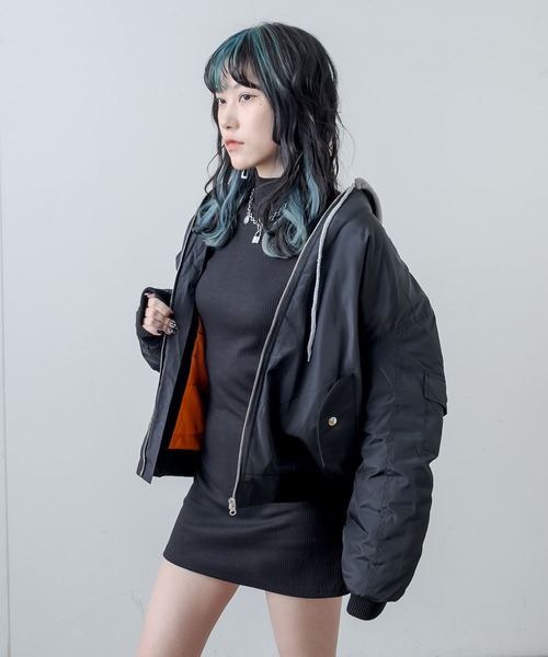 RASVOA（ラスボア）の「タイトリブワンピース（ワンピース・レディース・ブラック系その他/グリーン/ブラック・FREE）」の17枚目の写真