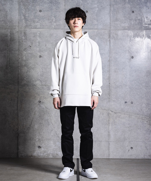 NIDO（ニド）の「スリットダンボールパーカ（パーカー・メンズ・パープル/グレー/グリーン・M/L）」の17枚目の写真