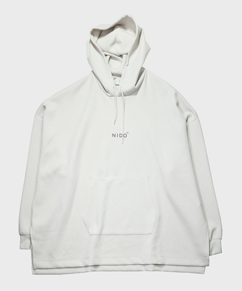 NIDO（ニド）の「スリットダンボールパーカ（パーカー・メンズ・パープル/グレー/グリーン・M/L）」の8枚目の写真
