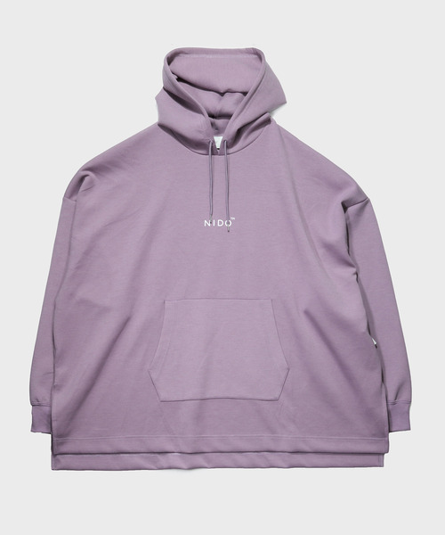 NIDO（ニド）の「スリットダンボールパーカ（パーカー・メンズ・パープル/グレー/グリーン・M/L）」の18枚目の写真