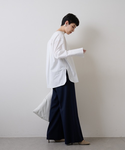 Whim Gazette（ウィムガゼット）の「ウールセンタープレスパンツ（その他パンツ・レディース・キャメル/ネイビー・36/38）」の14枚目の写真