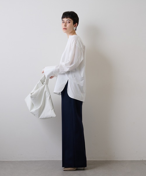 Whim Gazette（ウィムガゼット）の「ウールセンタープレスパンツ（その他パンツ・レディース・キャメル/ネイビー・36/38）」の16枚目の写真