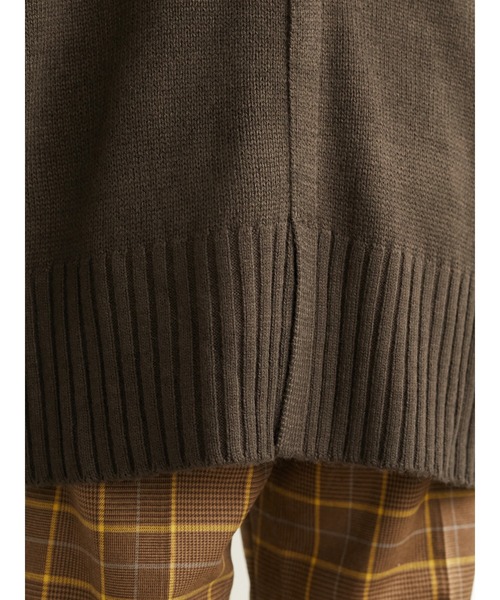 Green Parks(グリーンパークス)の「スリット入り度詰めプルオーバー*(ニット/セーター・レディース・チャコールグレー/ベージュ/アイボリー/ブルー/イエロー/ピンク・FREE)」の21枚目の写真