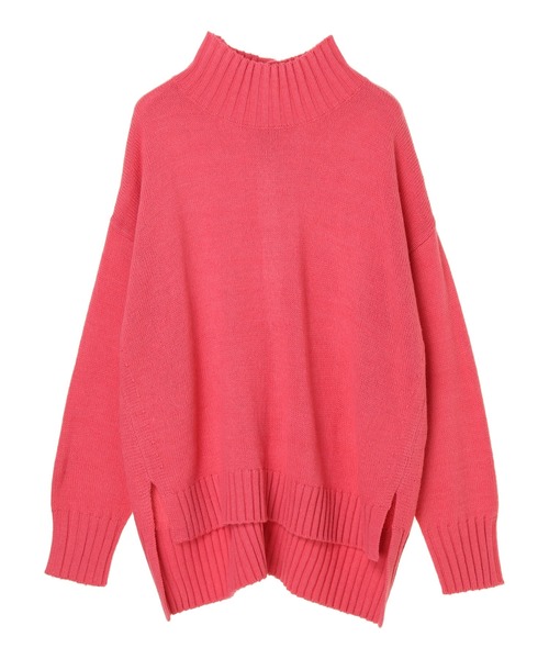 Green Parks(グリーンパークス)の「スリット入り度詰めプルオーバー*(ニット/セーター・レディース・チャコールグレー/ベージュ/アイボリー/ブルー/イエロー/ピンク・FREE)」の10枚目の写真