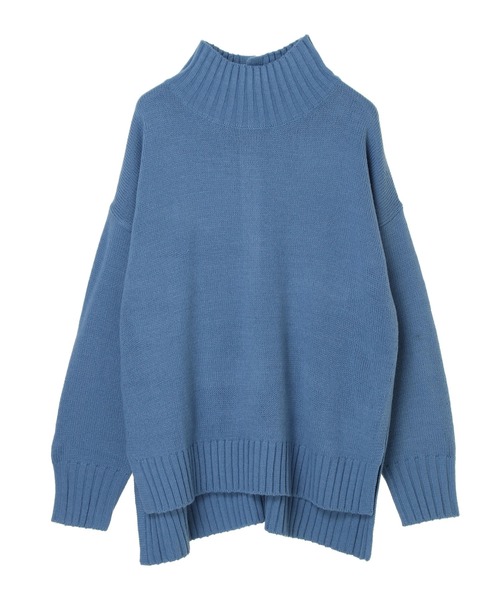 Green Parks(グリーンパークス)の「スリット入り度詰めプルオーバー*(ニット/セーター・レディース・チャコールグレー/ベージュ/アイボリー/ブルー/イエロー/ピンク・FREE)」の8枚目の写真