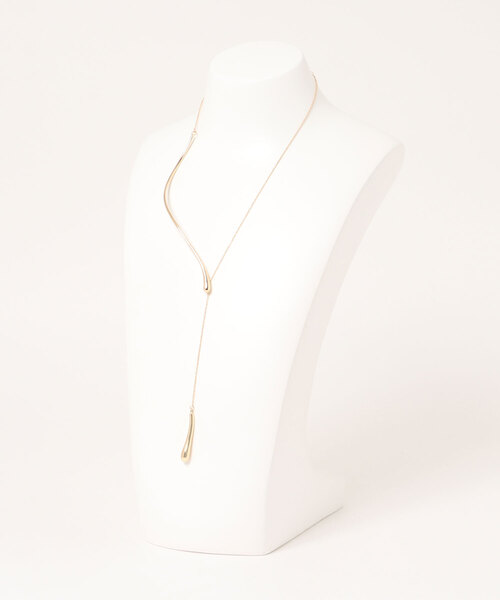 GOLDY（ゴールディ）の「カーブド メタル "Y"シェイプ ネックレス（ネックレス・レディース・ゴールド/シルバー/その他1・FREE）」の13枚目の写真