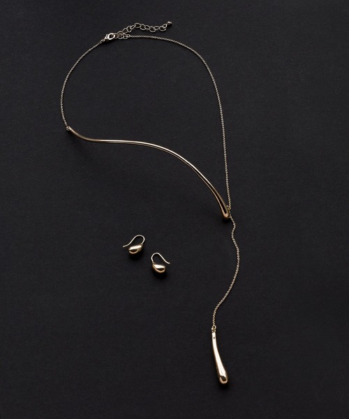 GOLDY（ゴールディ）の「カーブド メタル "Y"シェイプ ネックレス（ネックレス・レディース・ゴールド/シルバー/その他1・FREE）」の15枚目の写真