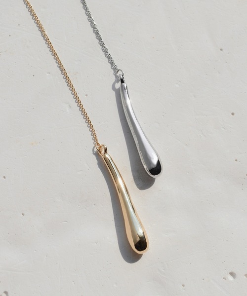 GOLDY（ゴールディ）の「カーブド メタル "Y"シェイプ ネックレス（ネックレス・レディース・ゴールド/シルバー/その他1・FREE）」の14枚目の写真