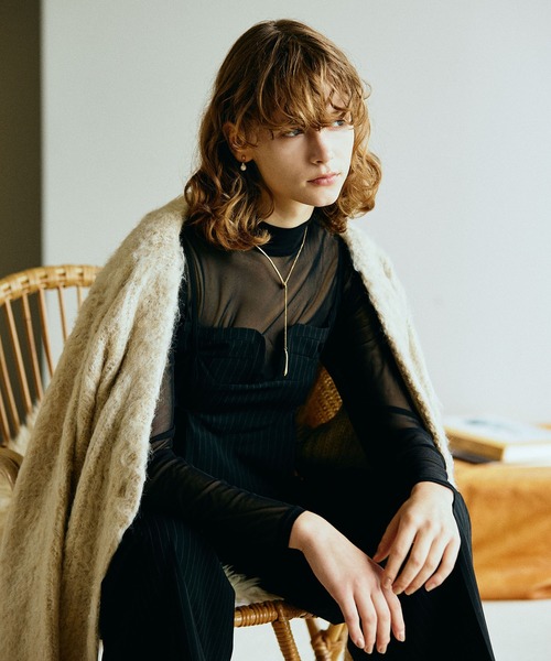 GOLDY（ゴールディ）の「カーブド メタル "Y"シェイプ ネックレス（ネックレス・レディース・ゴールド/シルバー/その他1・FREE）」の18枚目の写真