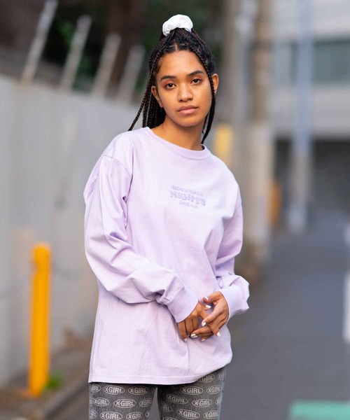 X-girl（エックスガール）の「MIDSUMMER NIGHTS DREAM L/S TEE