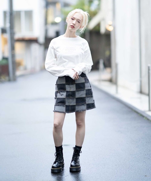 ミッドサマーナイトドリーム　ティーC/S X-girl（エックスガール）の「MIDSUMMER NIGHTS DREAM L/S TEE