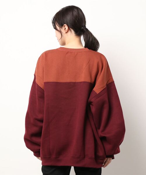NOT DYED スウェット Lサイズ ブラウン ind5000-1.jpg