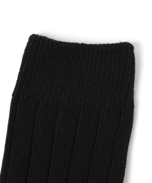 ANGEL SOCKS（エンジェルソックス）の「AngelSocks／WIDE KNIT ソックス  2264914（ソックス/靴下・レディース・ブラック/ベージュ/ブルー/マスタード/アイボリー・FREE）」の6枚目の写真