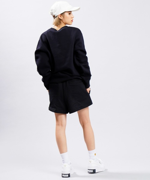 Champion（チャンピオン）の「CHAMPION/チャンピオン  ビッグシルエット  カレッジ風ロゴトレーナー  C3-V009（スウェット・レディース・ホワイト/ブラック/ネイビー/グリーン・L/M）」の16枚目の写真