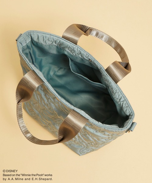 Disney（ディズニー）の「【プー/ティガー】キルティングトート＆ショルダーバッグ（トートバッグ・レディース・キャメル/グリーン系その他2・FREE）」の4枚目の写真