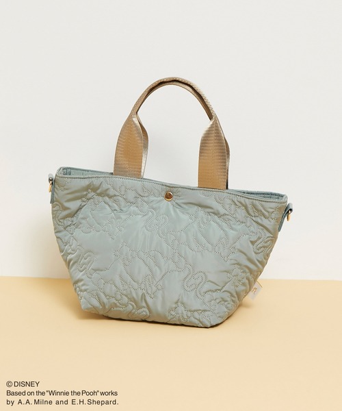 Disney（ディズニー）の「【プー/ティガー】キルティングトート＆ショルダーバッグ（トートバッグ・レディース・キャメル/グリーン系その他2・FREE）」の18枚目の写真