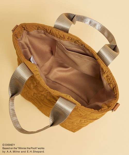 Disney（ディズニー）の「【プー/ティガー】キルティングトート＆ショルダーバッグ（トートバッグ・レディース・キャメル/グリーン系その他2・FREE）」の12枚目の写真