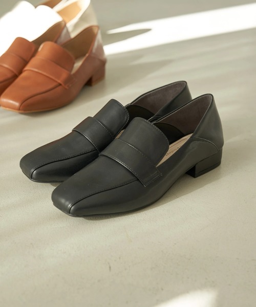 ORiental TRaffic（オリエンタルトラフィック）の「ORiental TRaffic　ローファー＊（パンプス・レディース・ブラック/アイボリー/キャメル・S/M/L）」の3枚目の写真