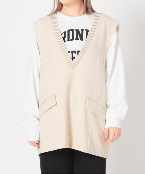 JOINT WORKS（ジョイントワークス）の「J-ダブルクロスベスト（ベスト・レディース・ブラック/キナリ・FREE）」の19枚目の写真