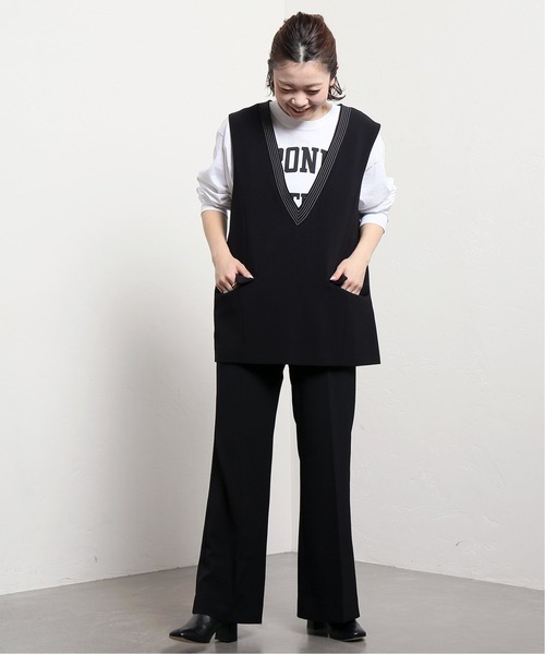 JOINT WORKS（ジョイントワークス）の「J-ダブルクロスベスト（ベスト・レディース・ブラック/キナリ・FREE）」の4枚目の写真