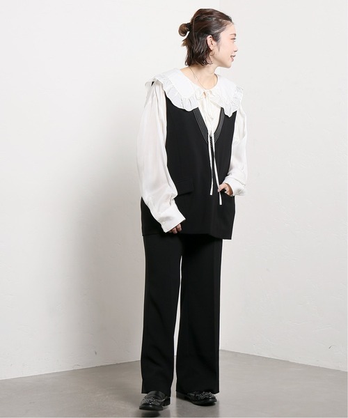 JOINT WORKS（ジョイントワークス）の「J-ダブルクロスベスト（ベスト・レディース・ブラック/キナリ・FREE）」の5枚目の写真