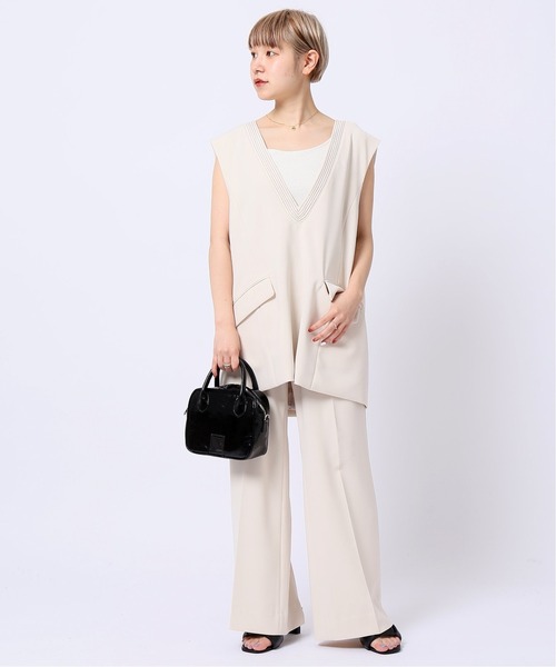 JOINT WORKS（ジョイントワークス）の「J-ダブルクロスベスト（ベスト・レディース・ブラック/キナリ・FREE）」の6枚目の写真