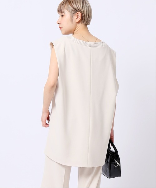 JOINT WORKS（ジョイントワークス）の「J-ダブルクロスベスト（ベスト・レディース・ブラック/キナリ・FREE）」の7枚目の写真