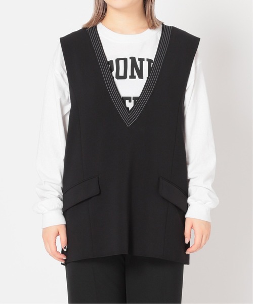 JOINT WORKS（ジョイントワークス）の「J-ダブルクロスベスト（ベスト・レディース・ブラック/キナリ・FREE）」の10枚目の写真
