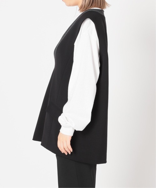 JOINT WORKS（ジョイントワークス）の「J-ダブルクロスベスト（ベスト・レディース・ブラック/キナリ・FREE）」の11枚目の写真