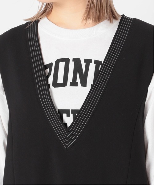 JOINT WORKS（ジョイントワークス）の「J-ダブルクロスベスト（ベスト・レディース・ブラック/キナリ・FREE）」の14枚目の写真