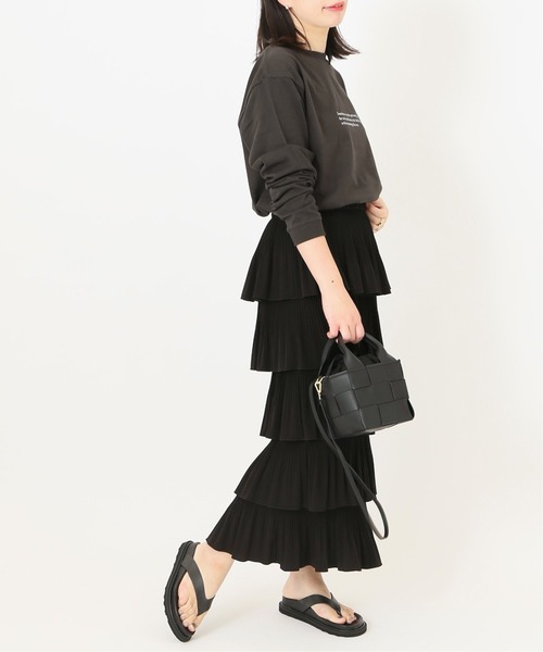 POET MEETS DUBWISE（ポエットミーツダブワイズ）の「POET MEETS DUBWISE SOMETIMES LONGTシャツ◆（Tシャツ/カットソー・レディース・ホワイト/ブラック・FREE）」の7枚目の写真