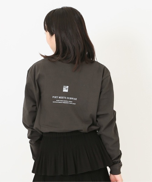 POET MEETS DUBWISE（ポエットミーツダブワイズ）の「POET MEETS DUBWISE SOMETIMES LONGTシャツ◆（Tシャツ/カットソー・レディース・ホワイト/ブラック・FREE）」の8枚目の写真