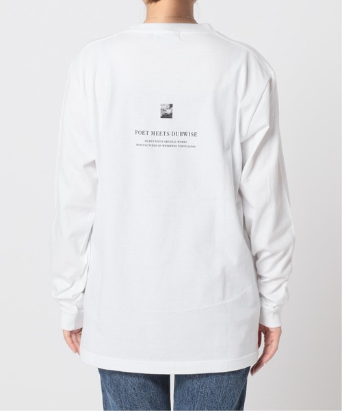POET MEETS DUBWISE（ポエットミーツダブワイズ）の「POET MEETS DUBWISE SOMETIMES LONGTシャツ◆（Tシャツ/カットソー・レディース・ホワイト/ブラック・FREE）」の19枚目の写真