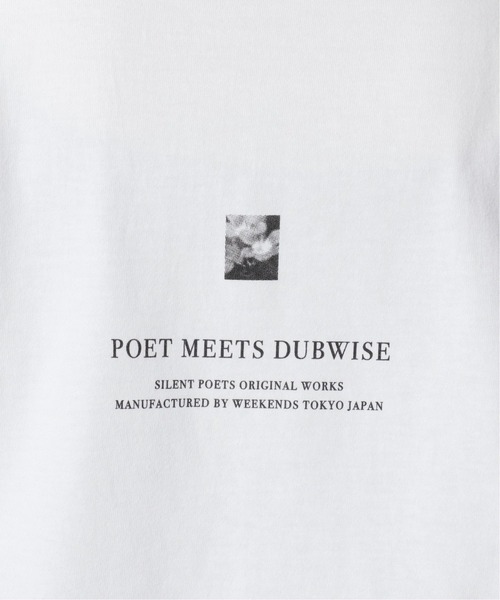 POET MEETS DUBWISE（ポエットミーツダブワイズ）の「POET MEETS DUBWISE SOMETIMES LONGTシャツ◆（Tシャツ/カットソー・レディース・ホワイト/ブラック・FREE）」の21枚目の写真