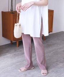 reca | 自分の好みの着丈にできる！セルフカットプリーツパンツ(その他パンツ)