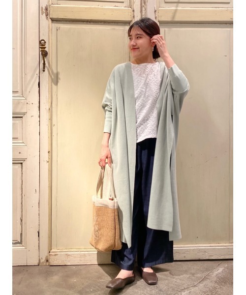 BEARDSLEY（ビアズリー）の「3サイズ展開 フロント刺繍カットソー（Tシャツ/カットソー・レディース・ホワイト・0/1/2）」の11枚目の写真