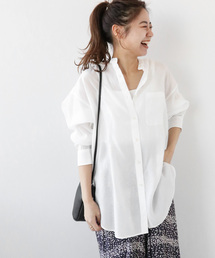 JOURNAL STANDARD relume | リヨセル製品染めバンドカラーシャツ◆(シャツ/ブラウス)