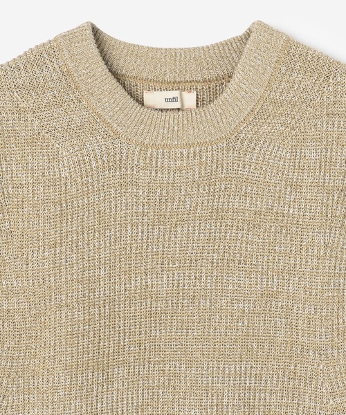 UNFIL(アンフィル)の「unfil | リブニットベスト MEN(ベスト・メンズ・ブラック系その他/ベージュ系その他・4)」の8枚目の写真