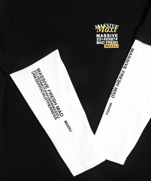 Figments（フィグメンツ）の「フェイクレイヤードロンT（Tシャツ/カットソー・レディース・ホワイト/ブラック/パープル・FREE）」の13枚目の写真