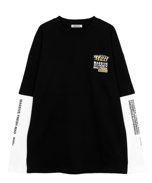 Figments（フィグメンツ）の「フェイクレイヤードロンT（Tシャツ/カットソー・レディース・ホワイト/ブラック/パープル・FREE）」の15枚目の写真