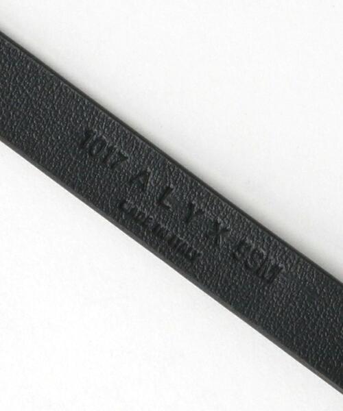 1017 ALYX 9SM（アリクス）の「＜1017 ALYX 9SM＞ MICRO BKL LTR BELT/ベルト（ベルト・メンズ・ブラック・S）」の4枚目の写真