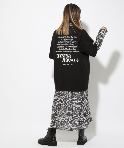 PBLIM（ページボーイリム）の「PAGEBOYLIM/レイヤードワンピース（ワンピース・レディース・ゼブラ/チェック・FREE）」の12枚目の写真