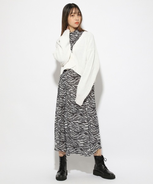 PBLIM（ページボーイリム）の「PAGEBOYLIM/レイヤードワンピース（ワンピース・レディース・ゼブラ/チェック・FREE）」の13枚目の写真