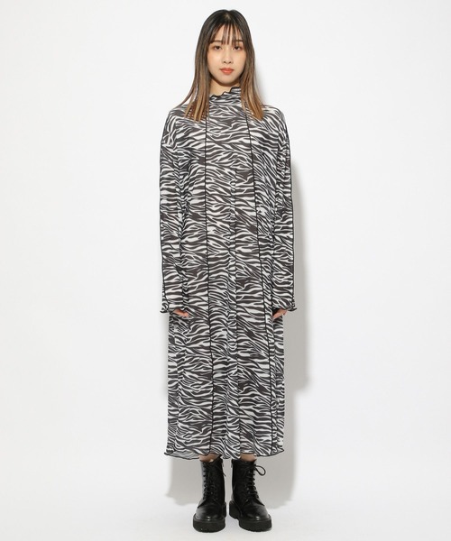 PBLIM（ページボーイリム）の「PAGEBOYLIM/レイヤードワンピース（ワンピース・レディース・ゼブラ/チェック・FREE）」の20枚目の写真