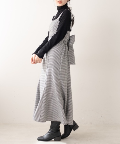 OLIVE des OLIVE（オリーブデオリーブ）の「【WEB限定】マーメイドジャンスカ/バックリボン/ワンピース（ワンピース・レディース・オフホワイト/ブラック/ベージュ/ブルー・FREE）」の17枚目の写真