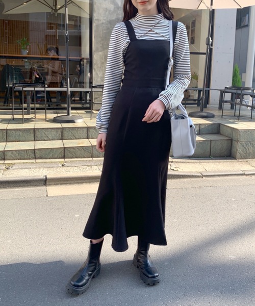 OLIVE des OLIVE（オリーブデオリーブ）の「【WEB限定】マーメイドジャンスカ/バックリボン/ワンピース（ワンピース・レディース・オフホワイト/ブラック/ベージュ/ブルー・FREE）」の5枚目の写真