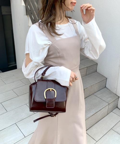 OLIVE des OLIVE（オリーブデオリーブ）の「【WEB限定】マーメイドジャンスカ/バックリボン/ワンピース（ワンピース・レディース・オフホワイト/ブラック/ベージュ/ブルー・FREE）」の14枚目の写真