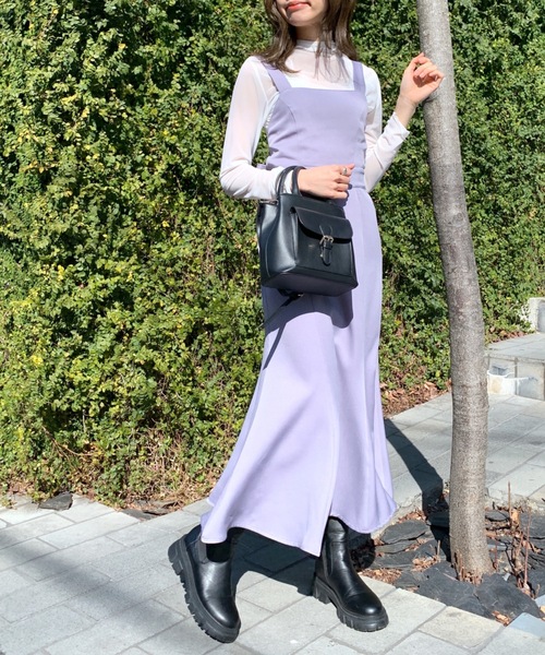 OLIVE des OLIVE（オリーブデオリーブ）の「【WEB限定】マーメイドジャンスカ/バックリボン/ワンピース（ワンピース・レディース・オフホワイト/ブラック/ベージュ/ブルー・FREE）」の20枚目の写真