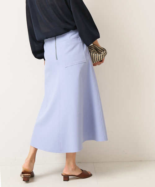 CO/PLダブルクロスフォルムフレアスカート