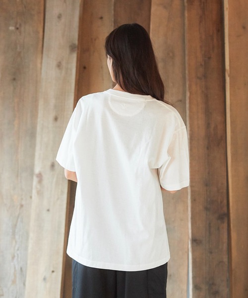 CONVERSE TOKYO(コンバーストウキョウ)の「CONVERSE TOKYO オーガニックコットンtee A2819UTS501(Tシャツ/カットソー・レディース・ホワイト・M/S)」の10枚目の写真